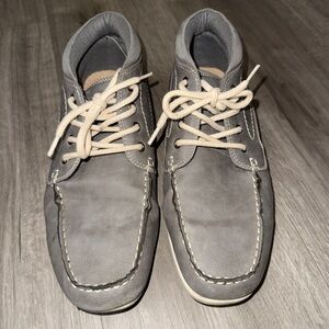 Men’s Grey Steve Madden suede leather casual shoes - size 8